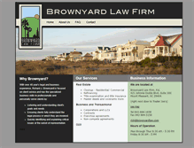 Tablet Screenshot of brownyardlaw.com